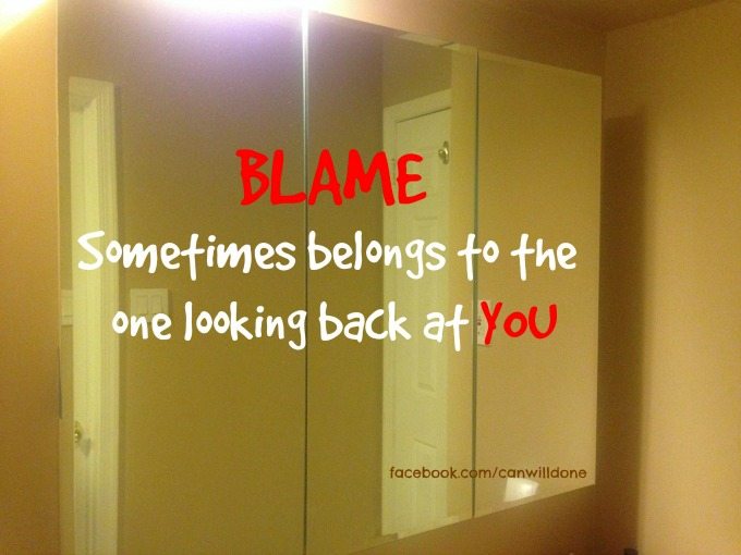 Blame - choices - better - improve
