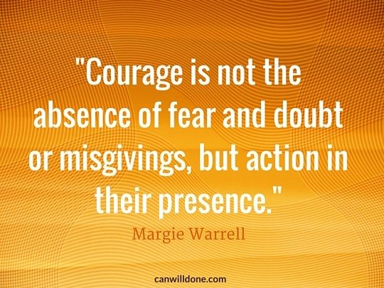 courage fear action