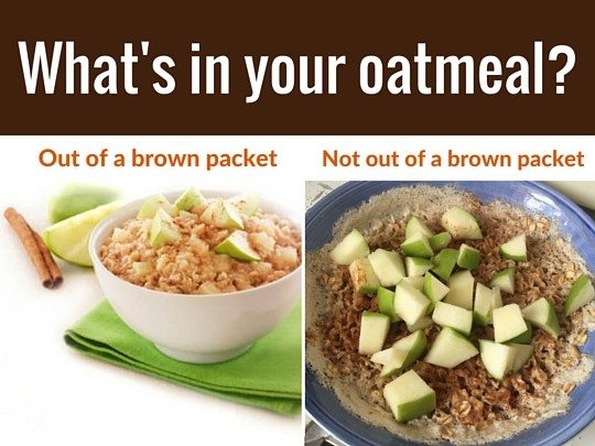 Oatmeal nutritional information