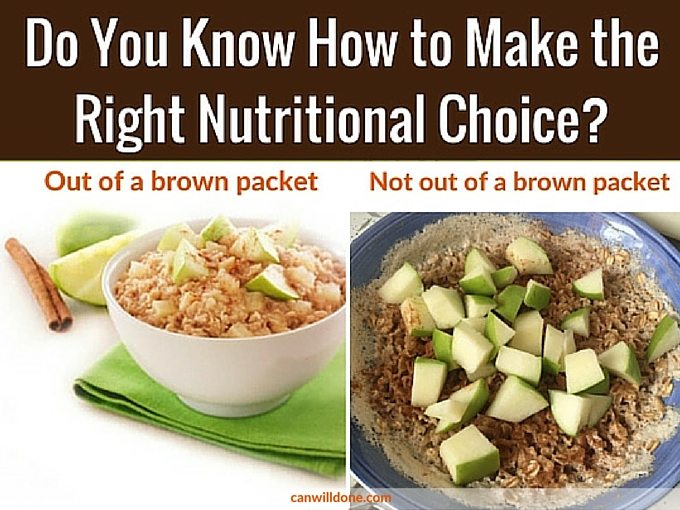 right nutritional choice