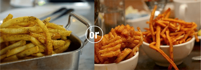 are sweet potato fries healthier than fries