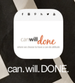 can. will. DONE iPhone app icon